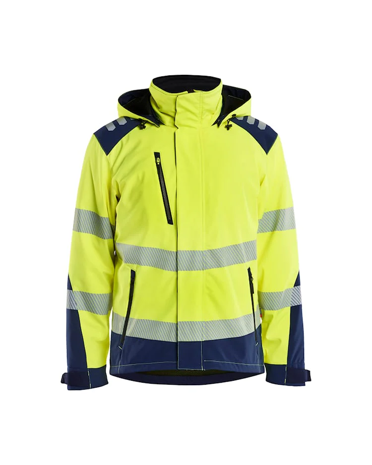 Kevyesti topattu Highvis Softshell-takki