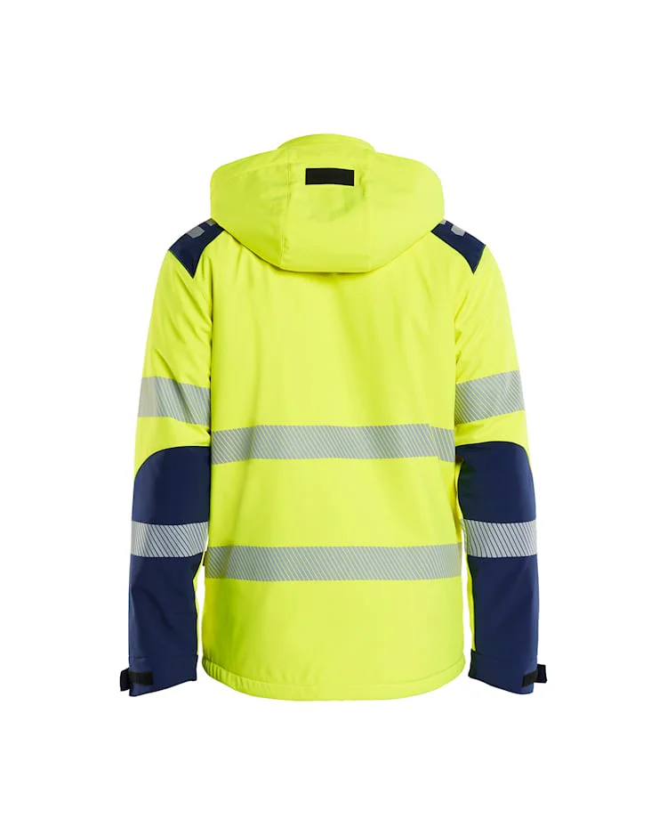 Kevyesti topattu Highvis Softshell-takki