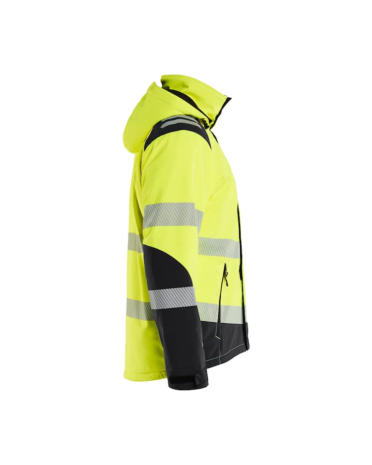 Kevyesti topattu Highvis Softshell-takki