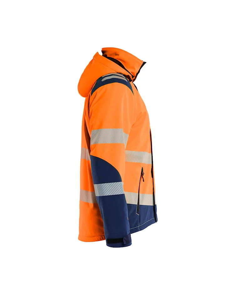 Kevyesti topattu Highvis Softshell-takki