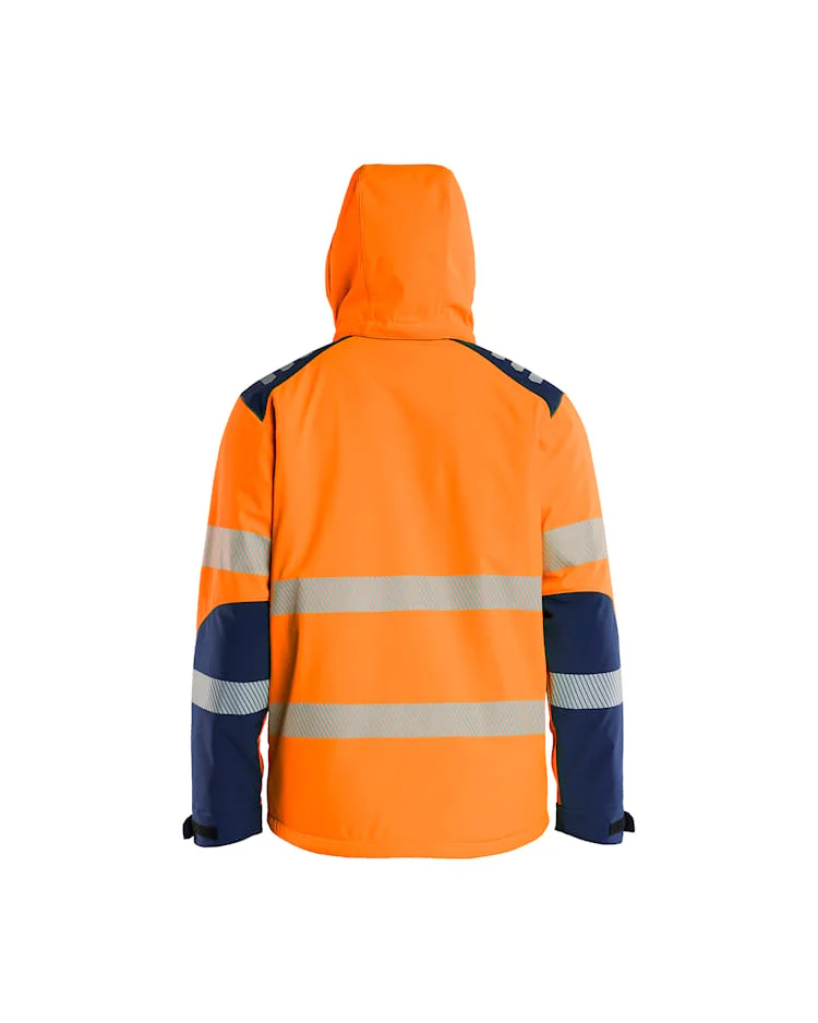 Kevyesti topattu Highvis Softshell-takki
