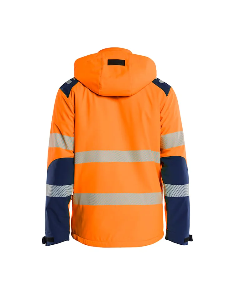 Kevyesti topattu Highvis Softshell-takki