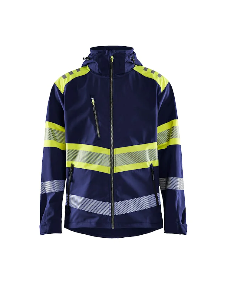 Highvis softshell takki