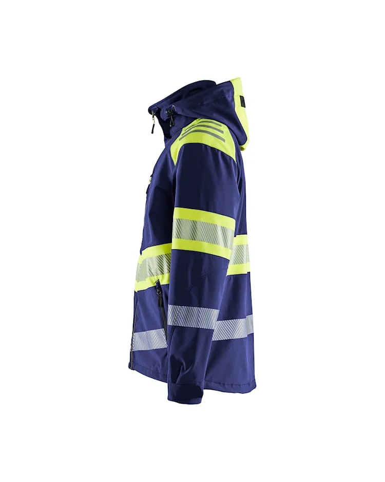 Highvis softshell takki