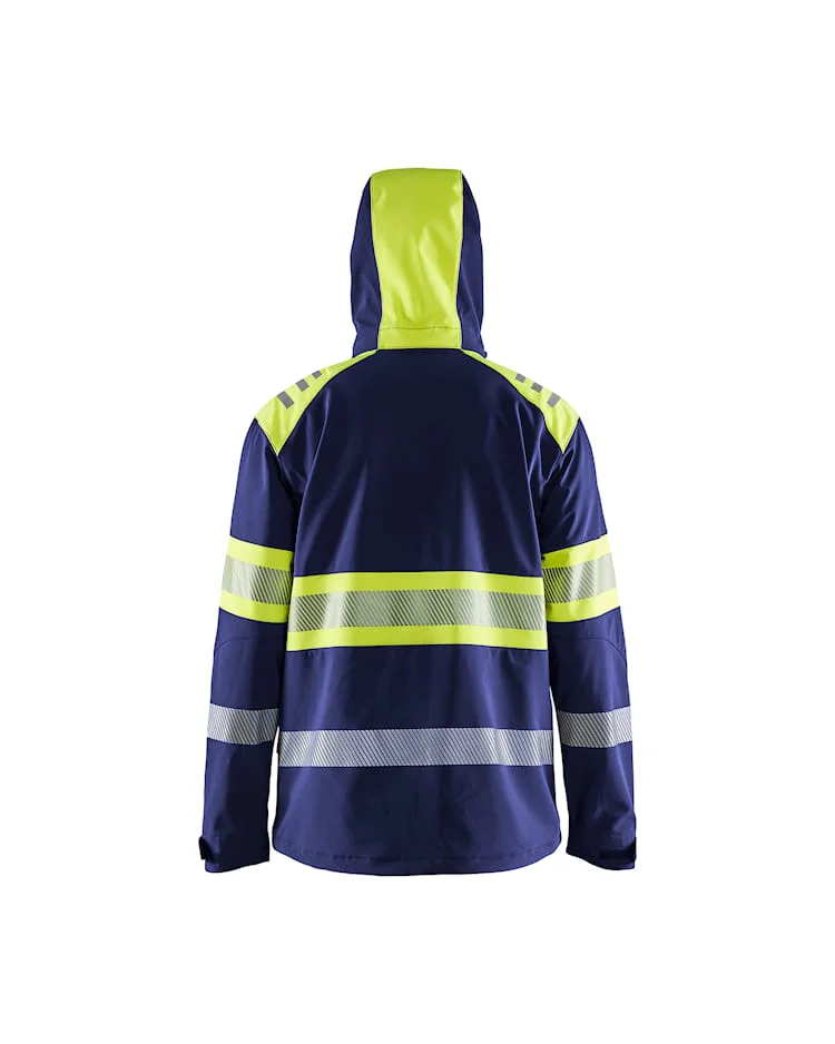 Highvis softshell takki