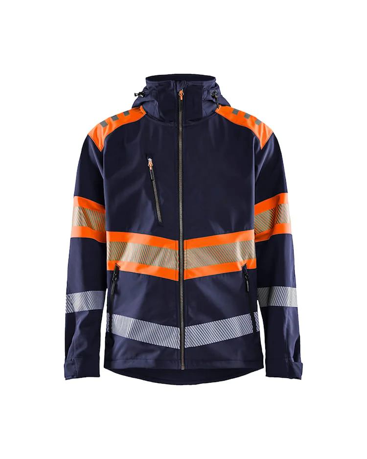 Highvis softshell takki
