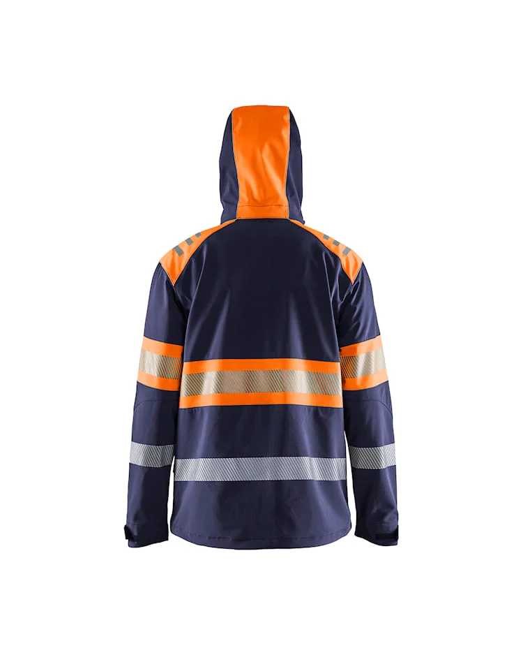 Highvis softshell takki