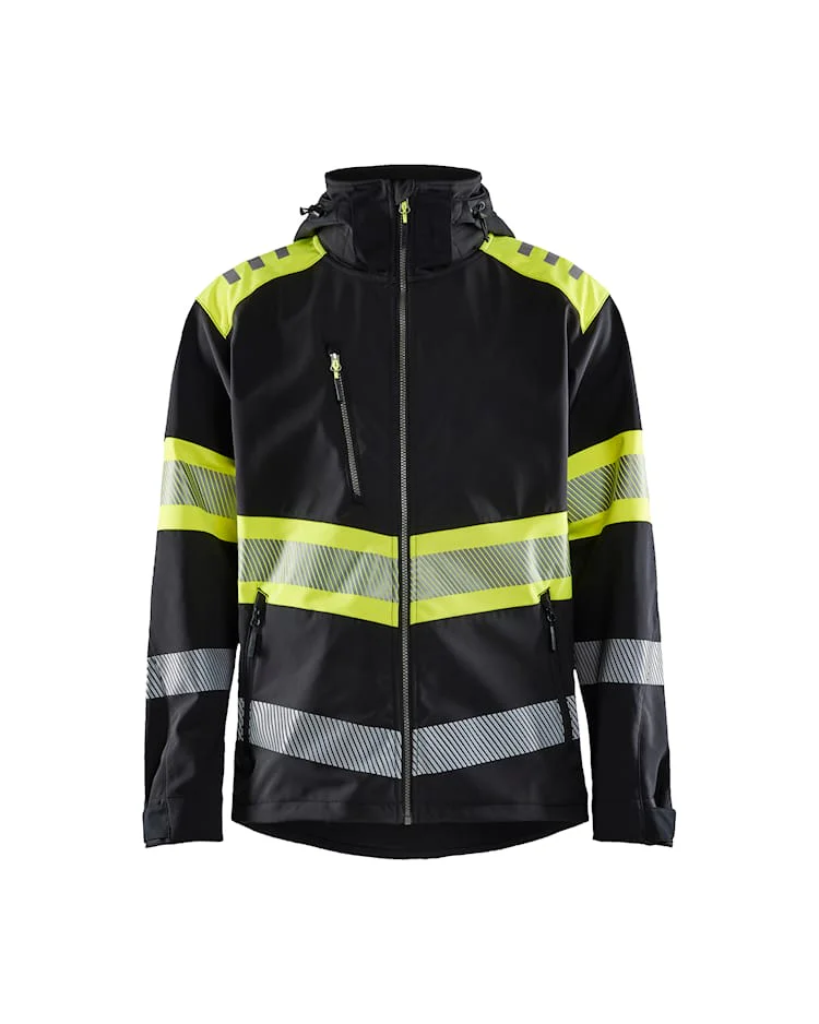 Highvis softshell takki
