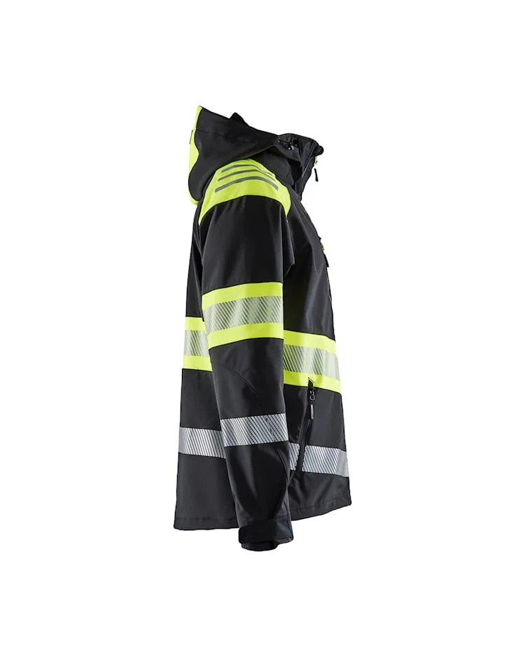 Highvis softshell takki