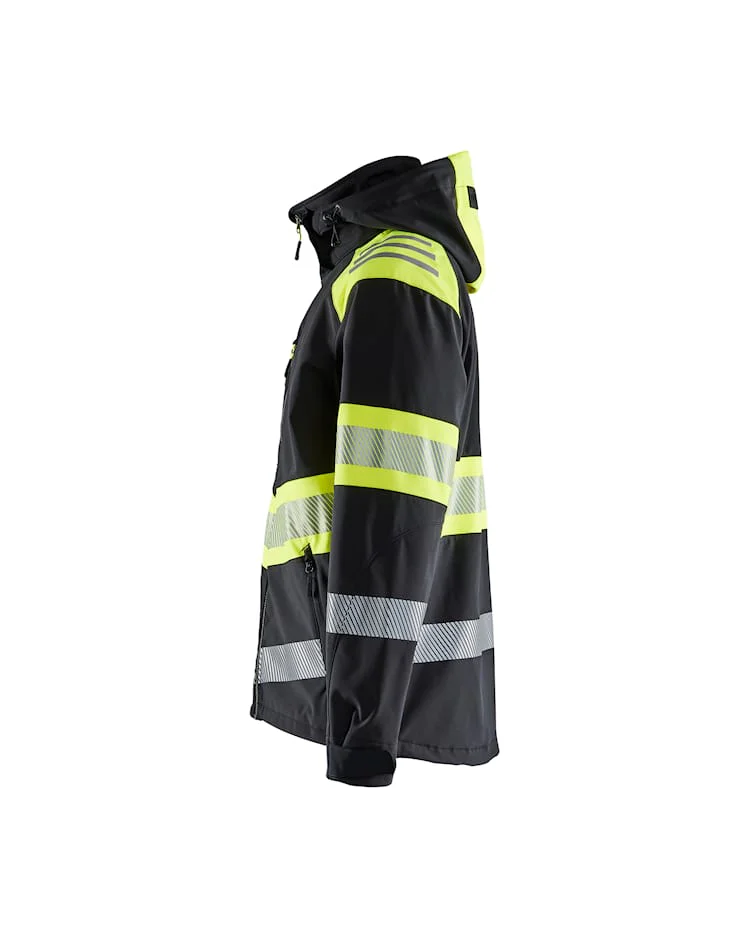 Highvis softshell takki
