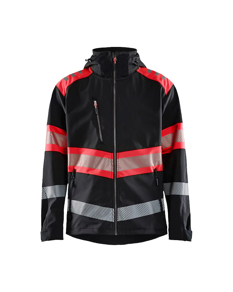 Highvis softshell takki