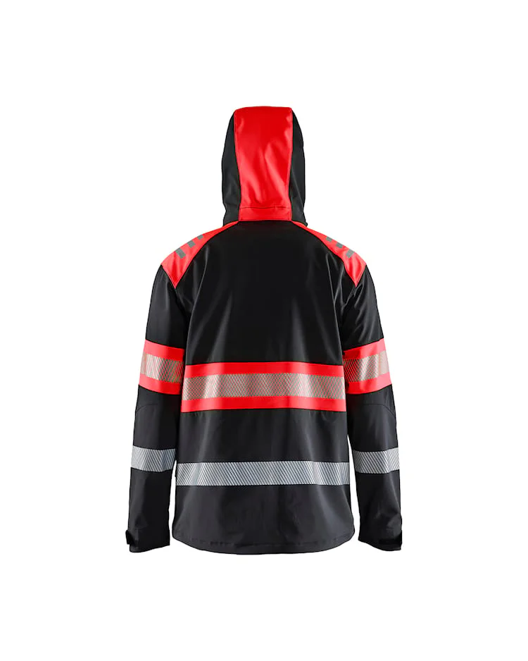 Highvis softshell takki