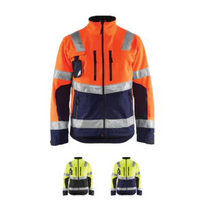 Highvis softshell takki