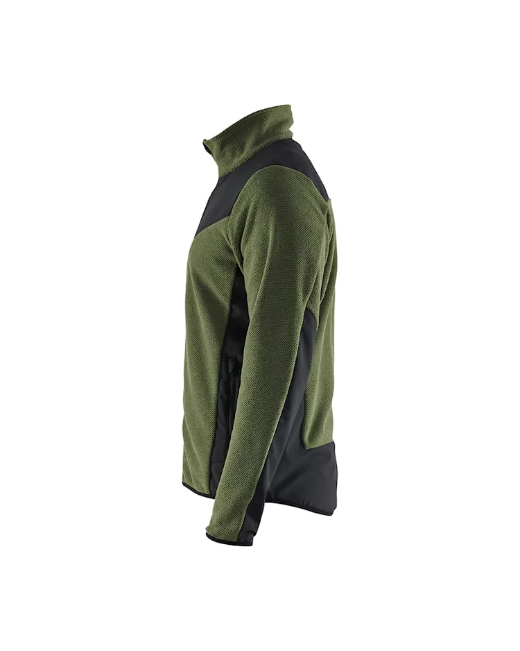 Neulottu softshell takki