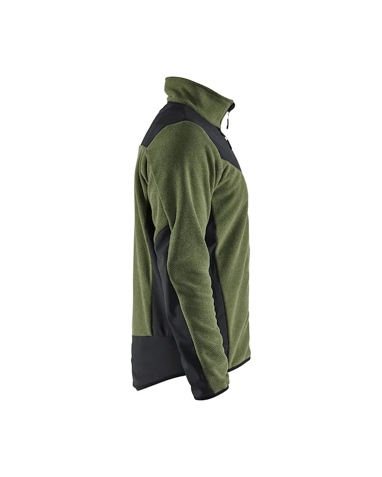 Neulottu softshell takki