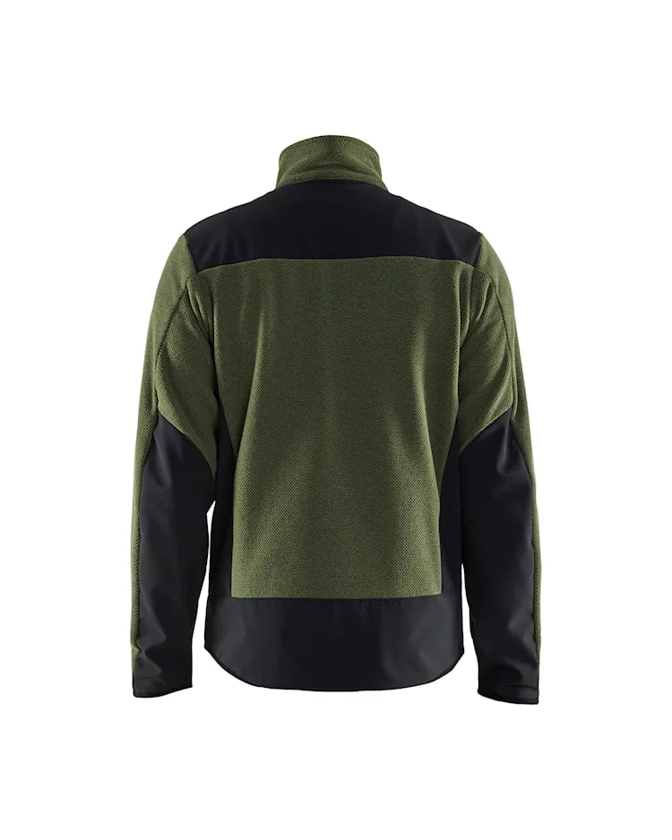 Neulottu softshell takki
