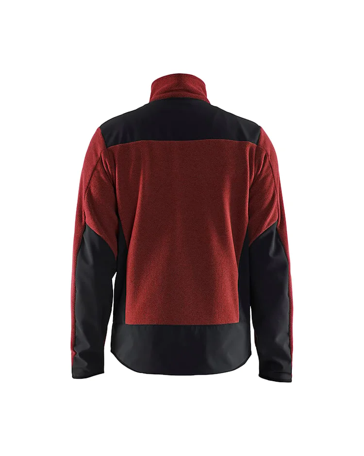 Neulottu softshell takki