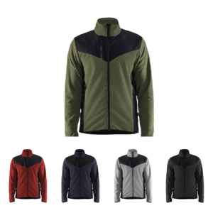 Neulottu softshell takki